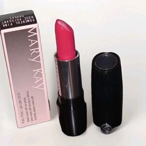 MARY KAY Gel Semi-Matte‎ Lipstick POWERFUL PINK ~ New in Box